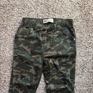 Levi's Kids Green Camouflage Joggers